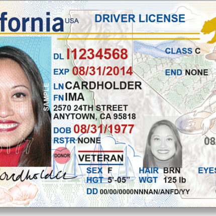 Buy California Driving License